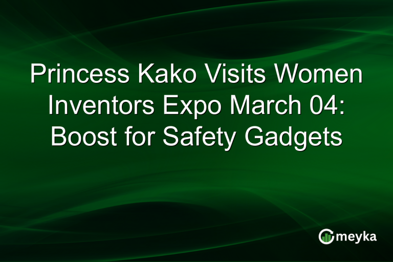 Princess Kako Visits Women Inventors Expo March 04: Boost for Safety Gadgets