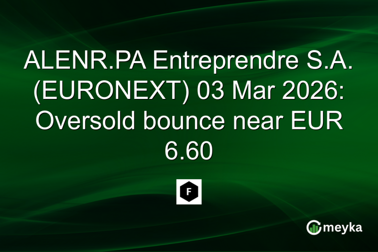 ALENR.PA Entreprendre S.A. (EURONEXT) 03 Mar 2026: Oversold bounce near EUR 6.60