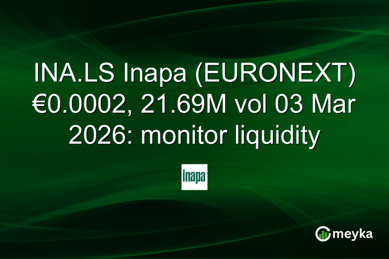 INA.LS Inapa (EURONEXT) €0.0002, 21.69M vol 03 Mar 2026: monitor liquidity