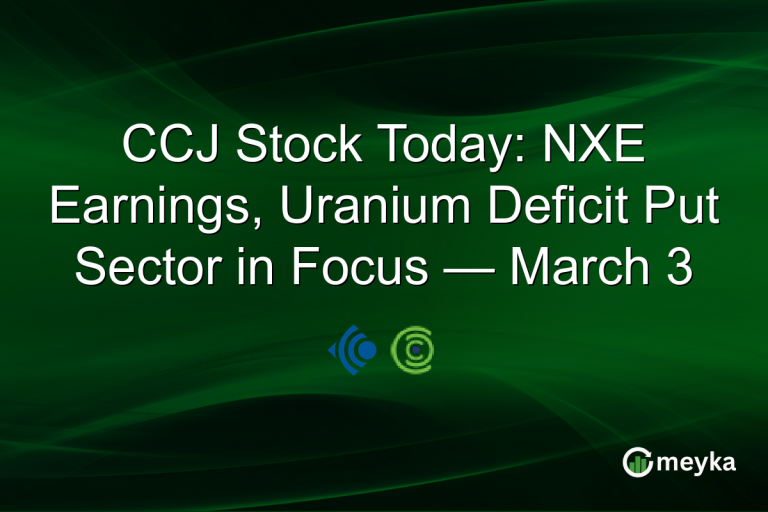 CCJ Stock Today: NXE Earnings, Uranium Deficit Put Sector in Focus — March 3