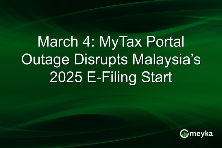 March 4: MyTax Portal Outage Disrupts Malaysia’s 2025 E-Filing Start