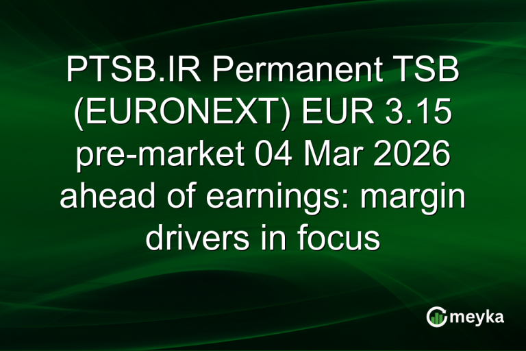 PTSB.IR Permanent TSB (EURONEXT) EUR 3.15 pre-market 04 Mar 2026 ahead of earnings: margin drivers in focus