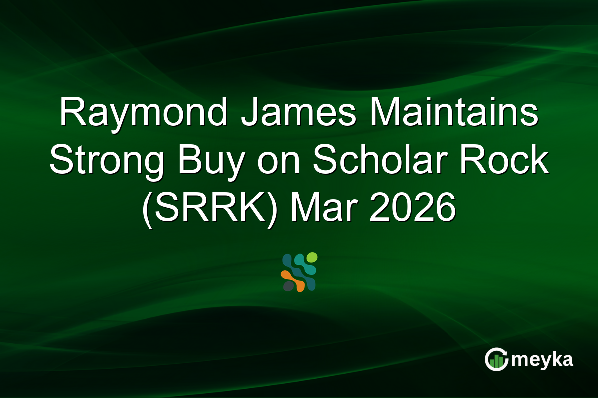Raymond James Maintains Strong Buy on Scholar Rock (SRRK) Mar 2026