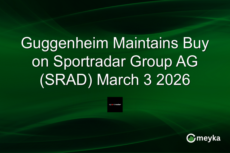 Guggenheim Maintains Buy on Sportradar Group AG (SRAD) March 3 2026
