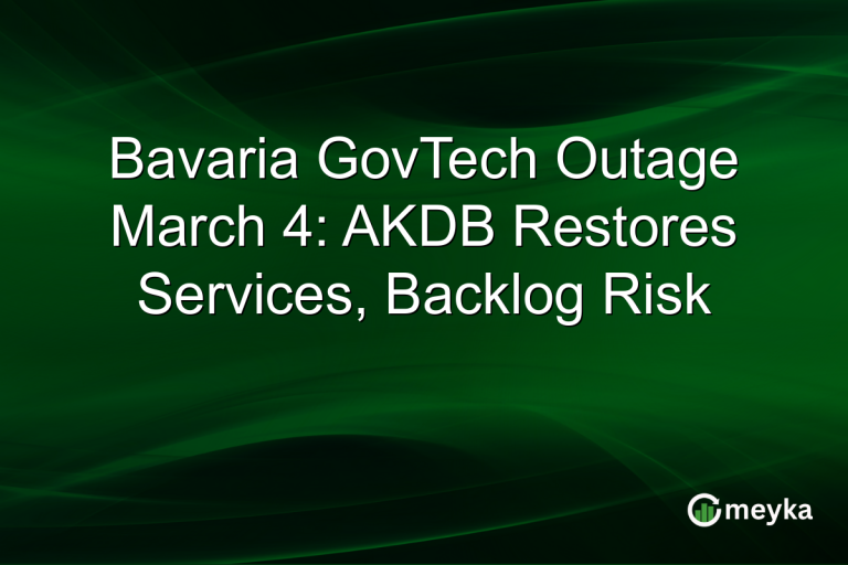 Bavaria GovTech Outage March 4: AKDB Restores Services, Backlog Risk