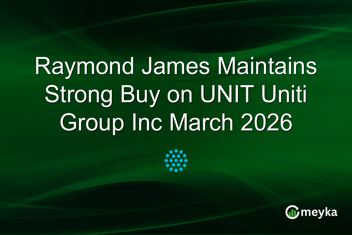 Raymond James Maintains Strong Buy on UNIT Uniti Group Inc March 2026