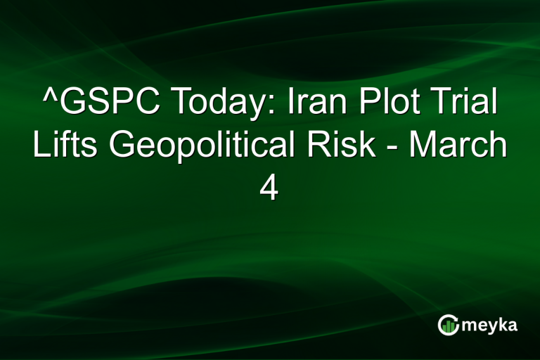 ^GSPC Today: Iran Plot Trial Lifts Geopolitical Risk - March 4