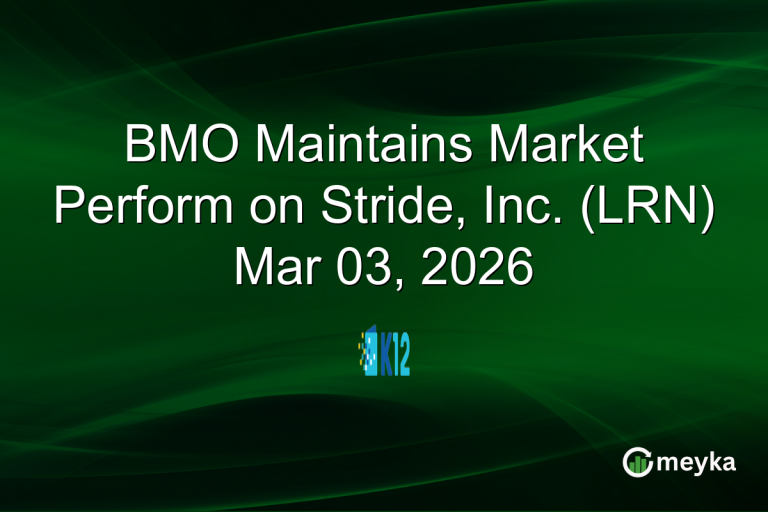 BMO Maintains Market Perform on Stride, Inc. (LRN) Mar 03, 2026