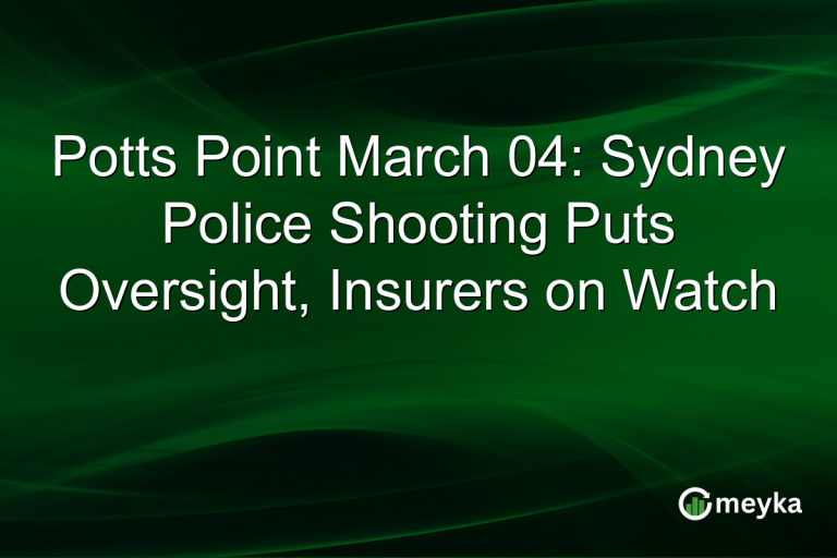 Potts Point March 04: Sydney Police Shooting Puts Oversight, Insurers on Watch