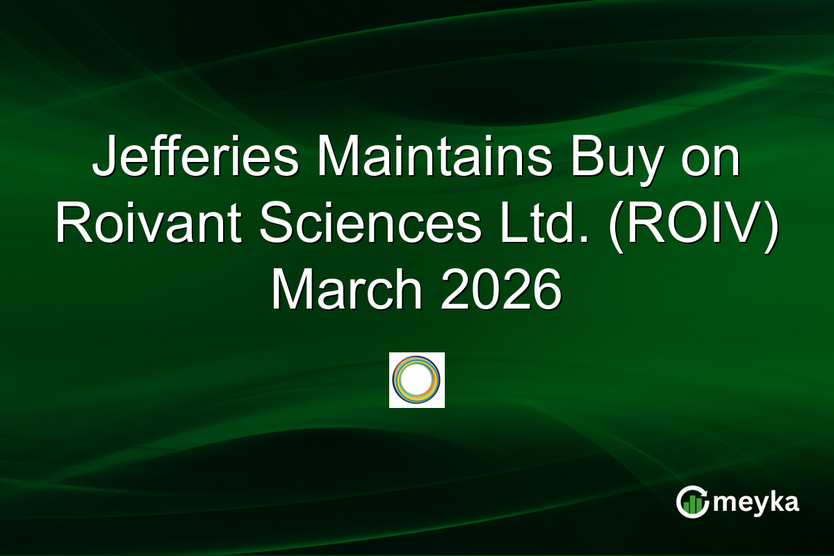 Jefferies Maintains Buy on Roivant Sciences Ltd. (ROIV) March 2026
