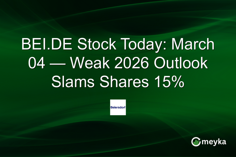 BEI.DE Stock Today: March 04 — Weak 2026 Outlook Slams Shares 15%