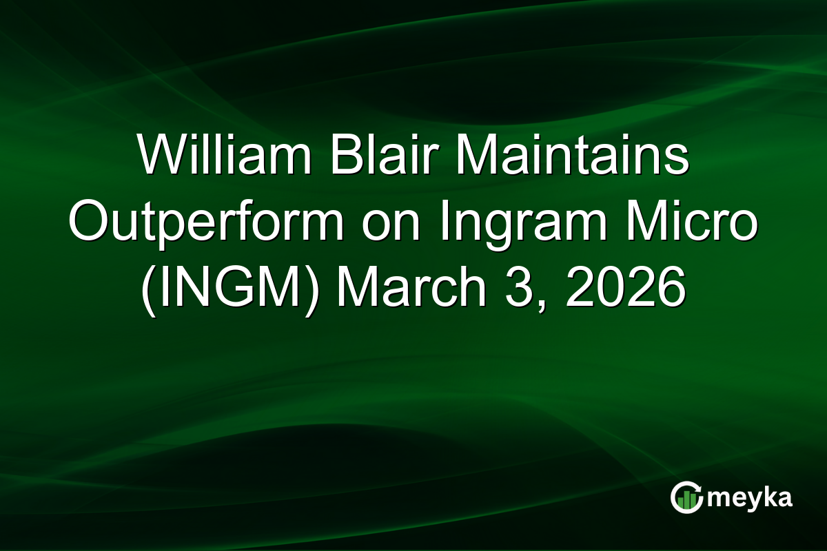 William Blair Maintains Outperform on Ingram Micro (INGM) March 3, 2026