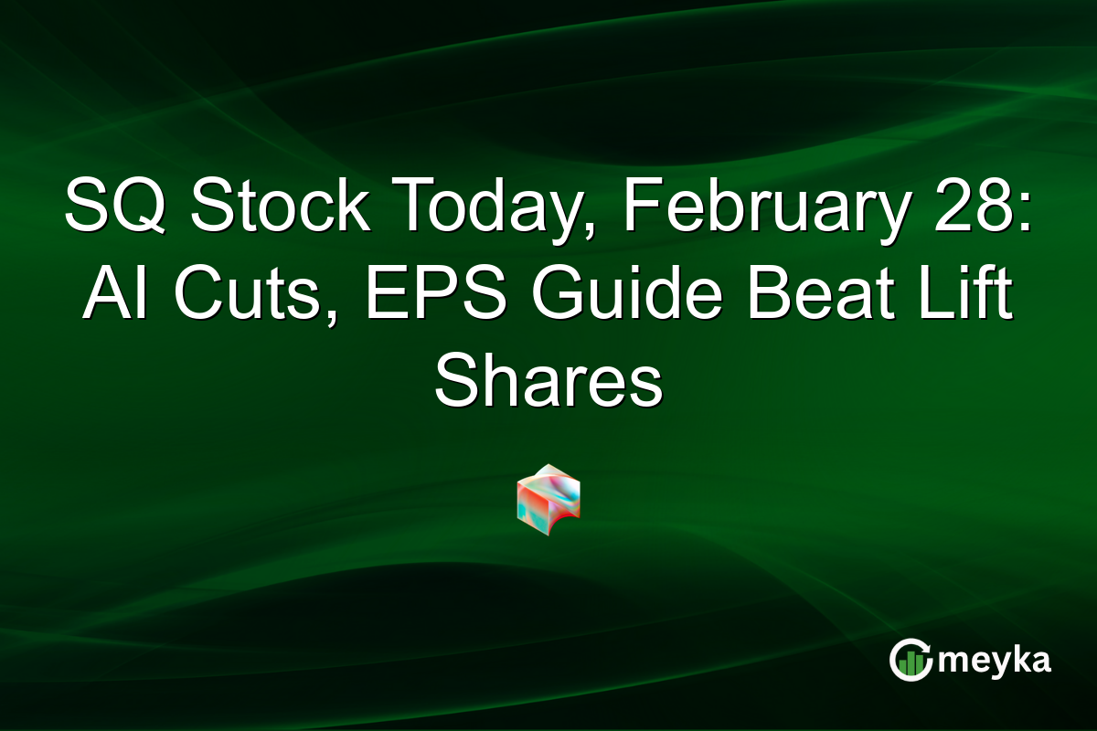 SQ Stock Today, February 28: AI Cuts, EPS Guide Beat Lift Shares