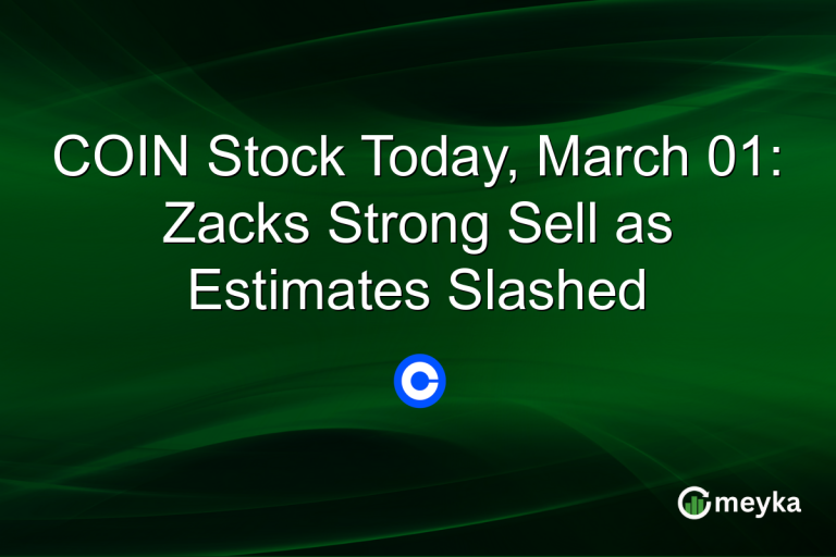 COIN Stock Today, March 01: Zacks Strong Sell as Estimates Slashed
