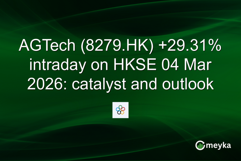 AGTech (8279.HK) +29.31% intraday on HKSE 04 Mar 2026: catalyst and outlook