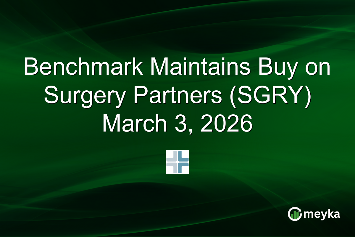 Benchmark Maintains Buy on Surgery Partners (SGRY) March 3, 2026