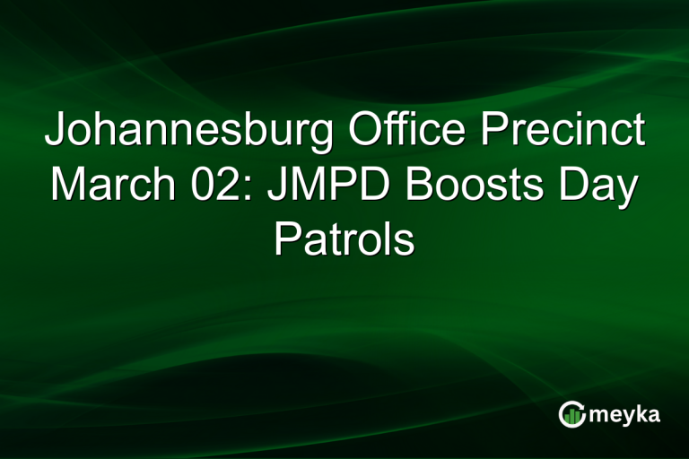 Johannesburg Office Precinct March 02: JMPD Boosts Day Patrols