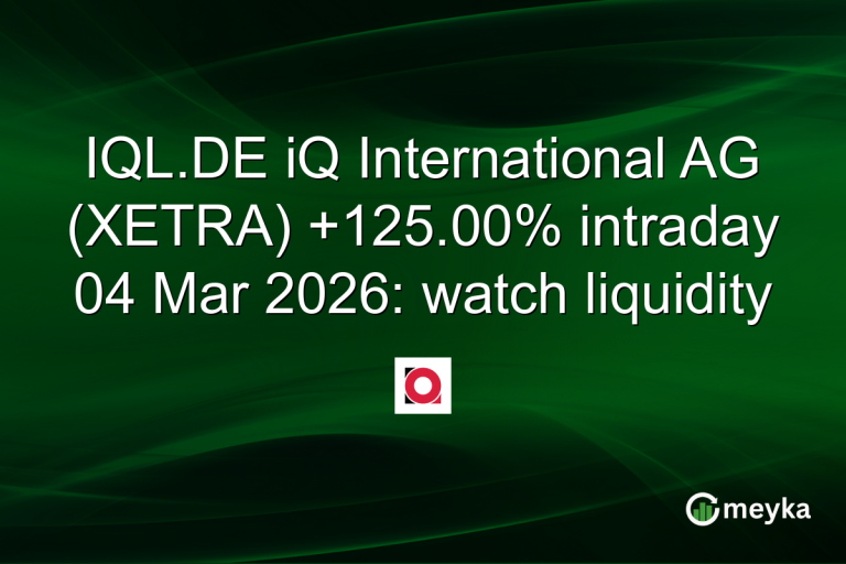 IQL.DE iQ International AG (XETRA) +125.00% intraday 04 Mar 2026: watch liquidity