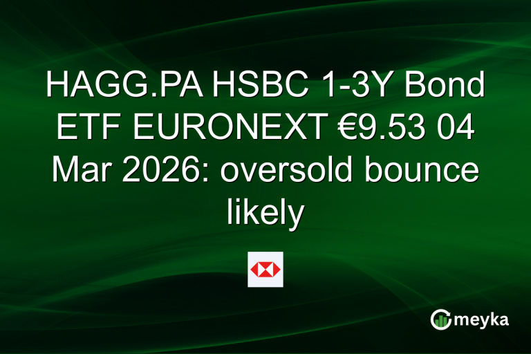 HAGG.PA HSBC 1-3Y Bond ETF EURONEXT €9.53 04 Mar 2026: oversold bounce likely
