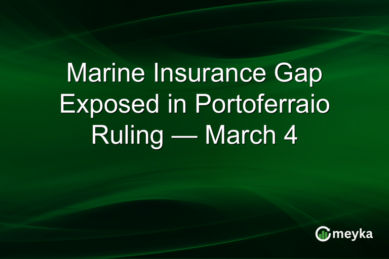Marine Insurance Gap Exposed in Portoferraio Ruling — March 4