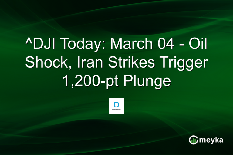 ^DJI Today: March 04 - Oil Shock, Iran Strikes Trigger 1,200-pt Plunge