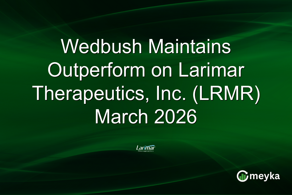 Wedbush Maintains Outperform on Larimar Therapeutics, Inc. (LRMR) March 2026