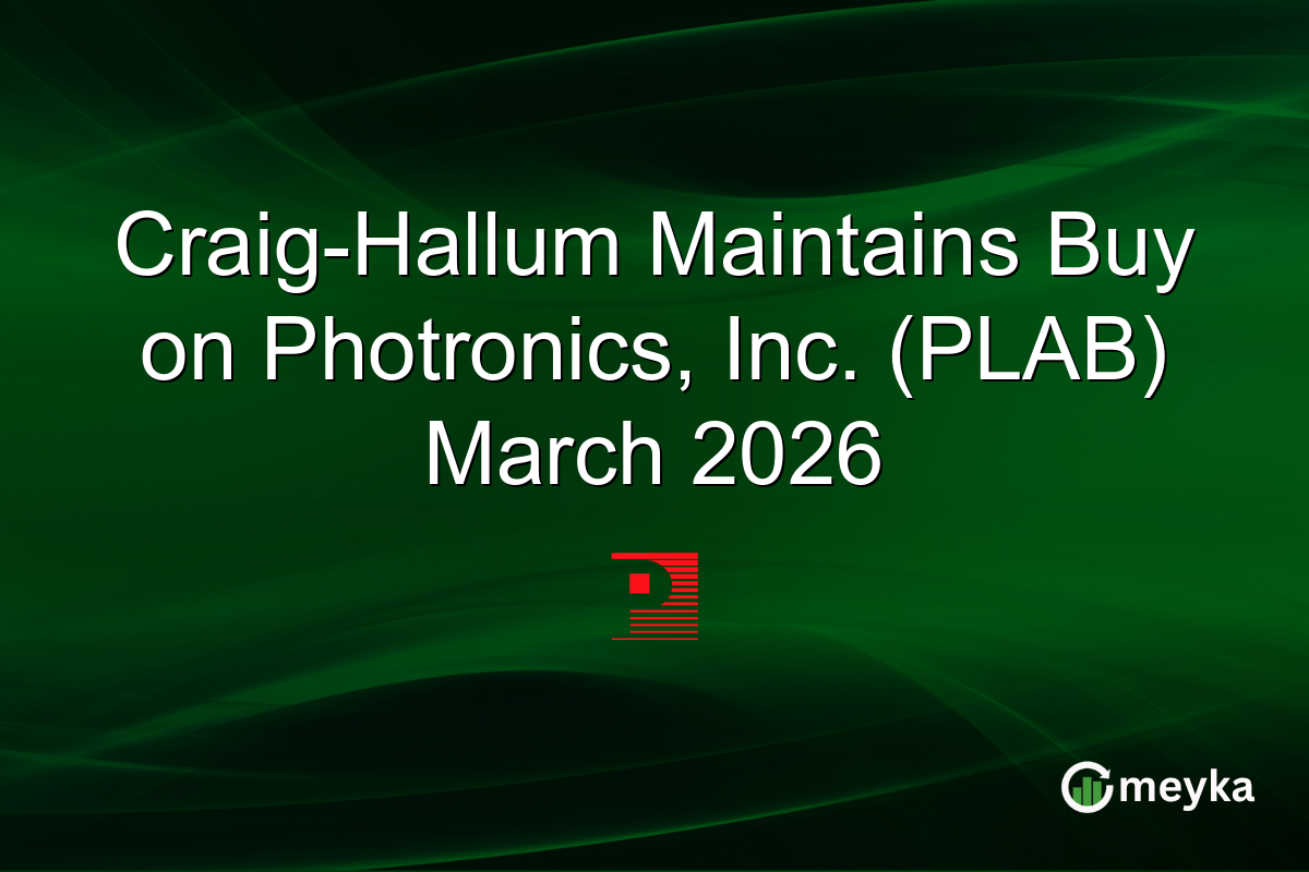 Craig-Hallum Maintains Buy on Photronics, Inc. (PLAB) March 2026