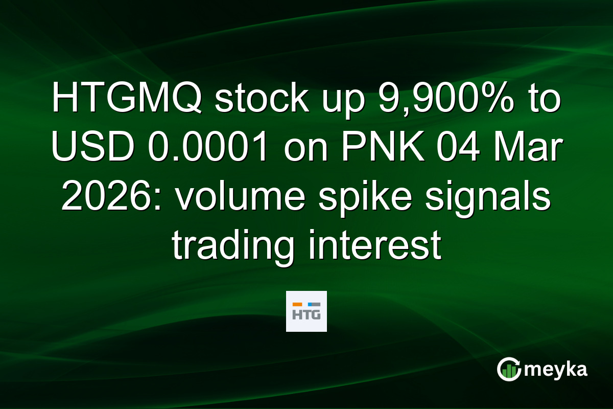 HTGMQ stock up 9,900% to USD 0.0001 on PNK 04 Mar 2026: volume spike signals trading interest