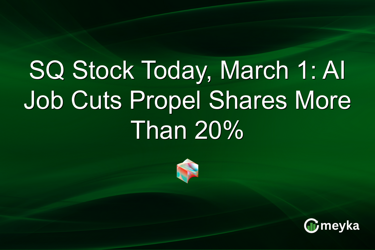 SQ Stock Today, March 1: AI Job Cuts Propel Shares More Than 20%