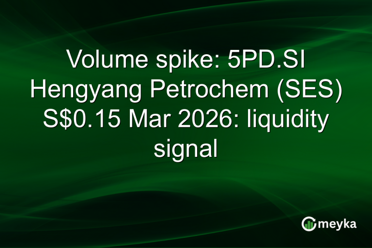 Volume spike: 5PD.SI Hengyang Petrochem (SES) S$0.15 Mar 2026: liquidity signal