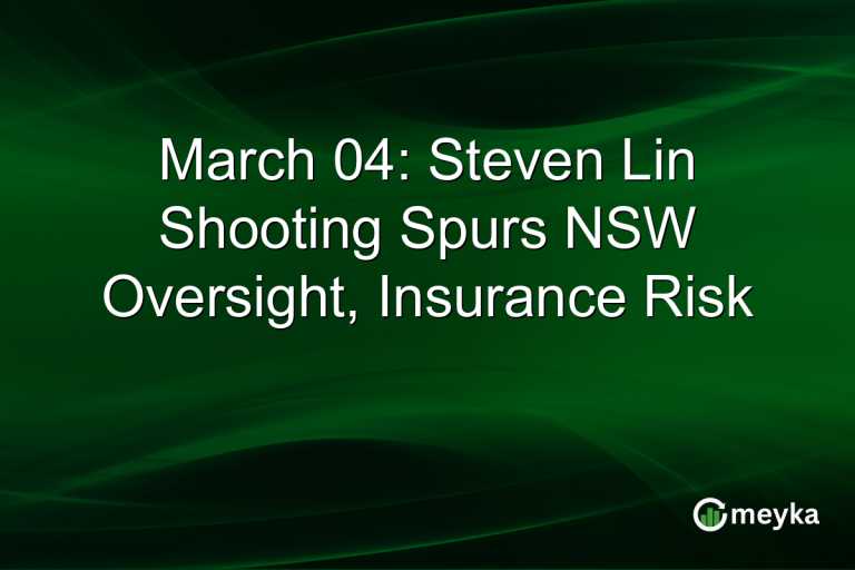 March 04: Steven Lin Shooting Spurs NSW Oversight, Insurance Risk