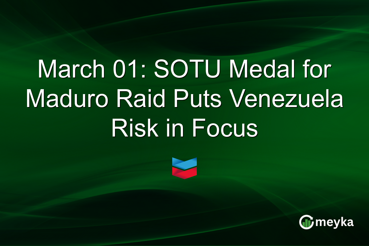 March 01: SOTU Medal for Maduro Raid Puts Venezuela Risk in Focus