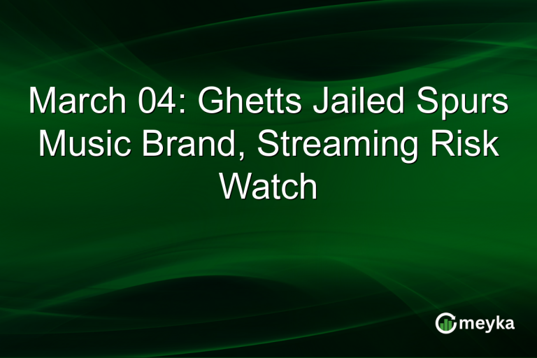 March 04: Ghetts Jailed Spurs Music Brand, Streaming Risk Watch