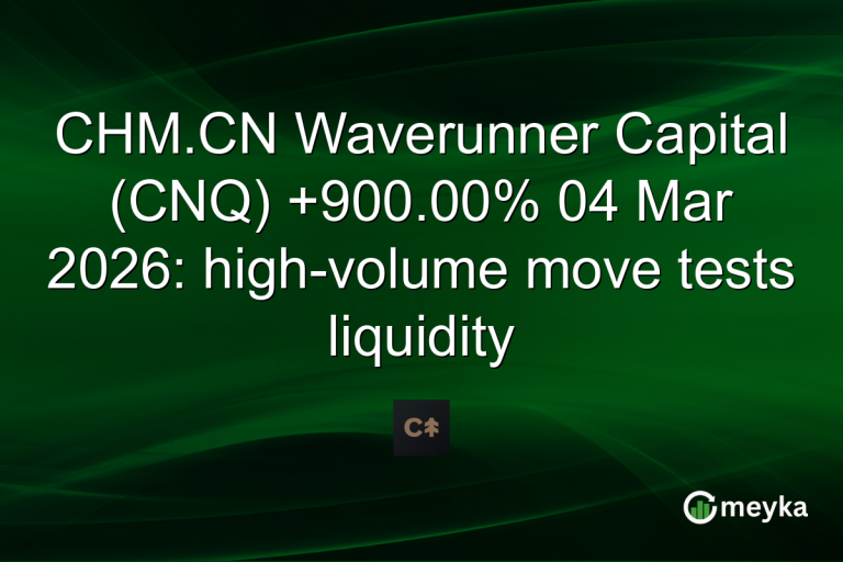 CHM.CN Waverunner Capital (CNQ) +900.00% 04 Mar 2026: high-volume move tests liquidity