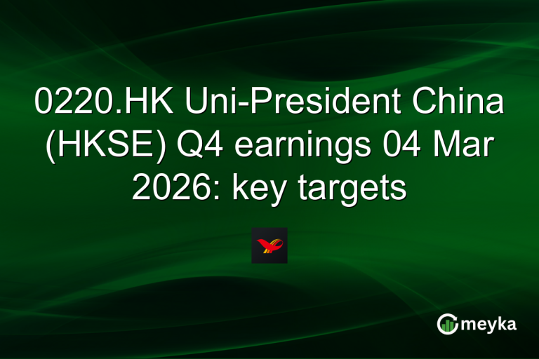 0220.HK Uni-President China (HKSE) Q4 earnings 04 Mar 2026: key targets