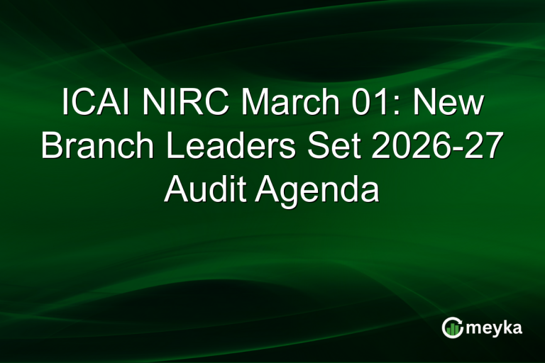 ICAI NIRC March 01: New Branch Leaders Set 2026-27 Audit Agenda