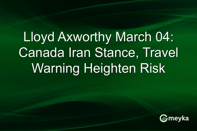 Lloyd Axworthy March 04: Canada Iran Stance, Travel Warning Heighten Risk