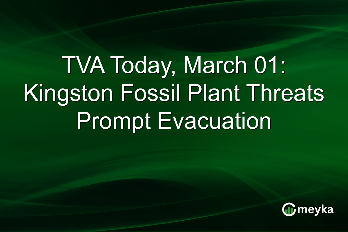 TVA Today, March 01: Kingston Fossil Plant Threats Prompt Evacuation