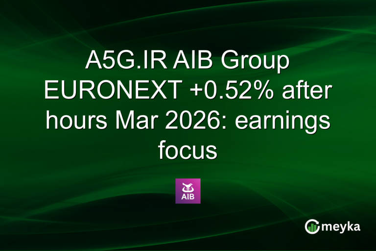A5G.IR AIB Group EURONEXT +0.52% after hours Mar 2026: earnings focus
