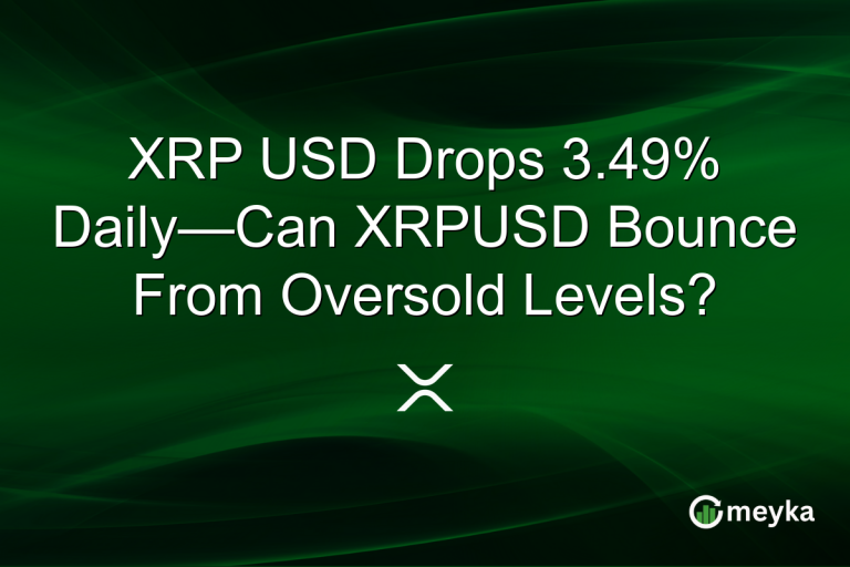 XRP USD Drops 3.49% Daily—Can XRPUSD Bounce From Oversold Levels?
