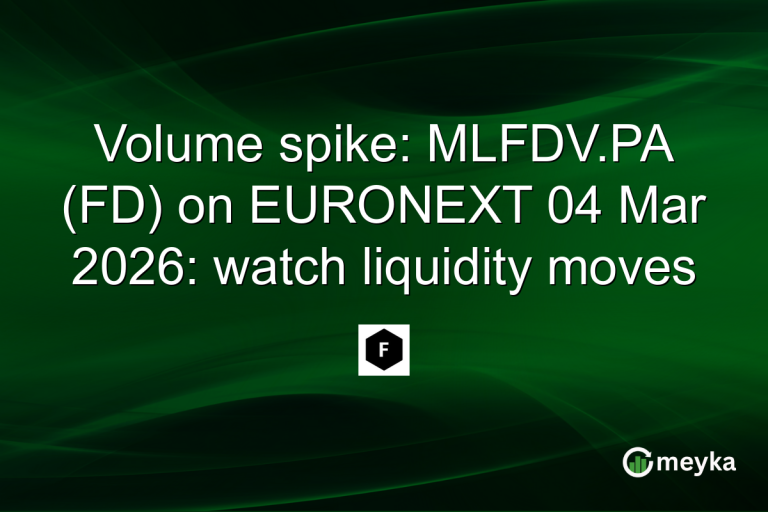 Volume spike: MLFDV.PA (FD) on EURONEXT 04 Mar 2026: watch liquidity moves