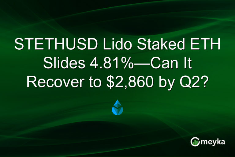 STETHUSD Lido Staked ETH Slides 4.81%—Can It Recover to $2,860 by Q2?