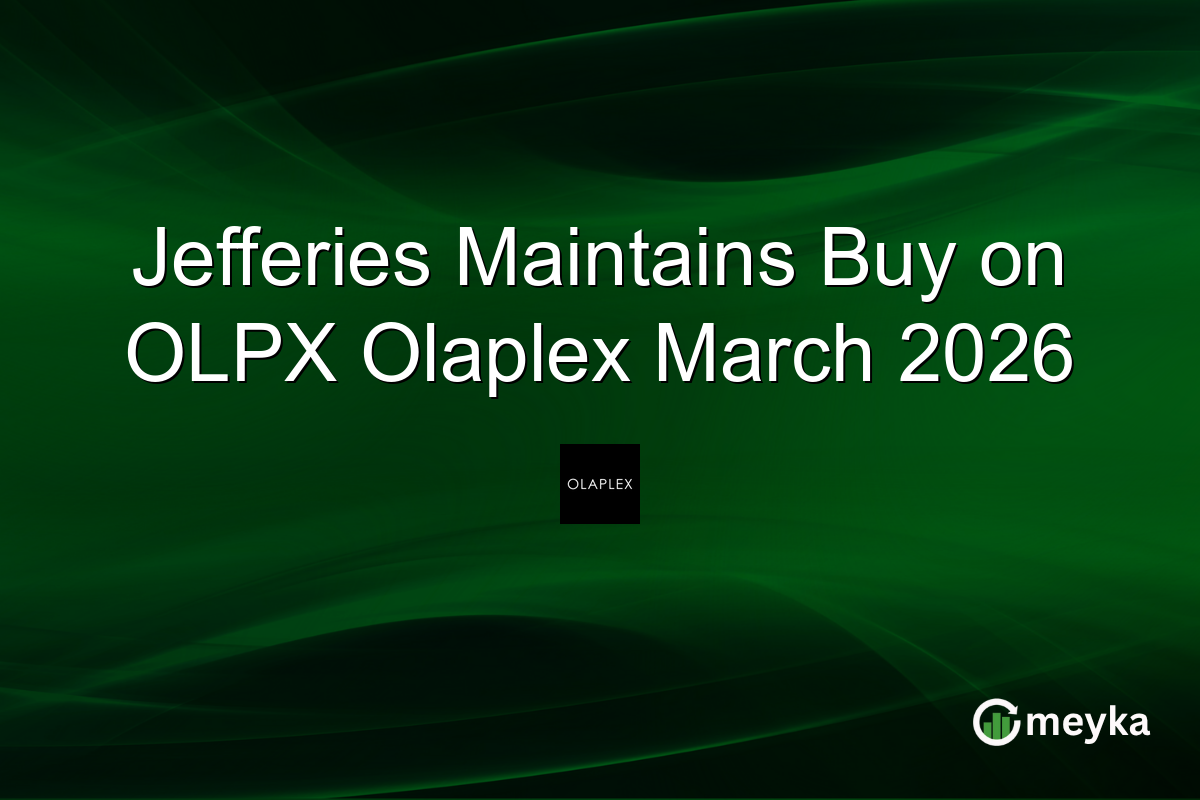 Jefferies Maintains Buy on OLPX Olaplex March 2026
