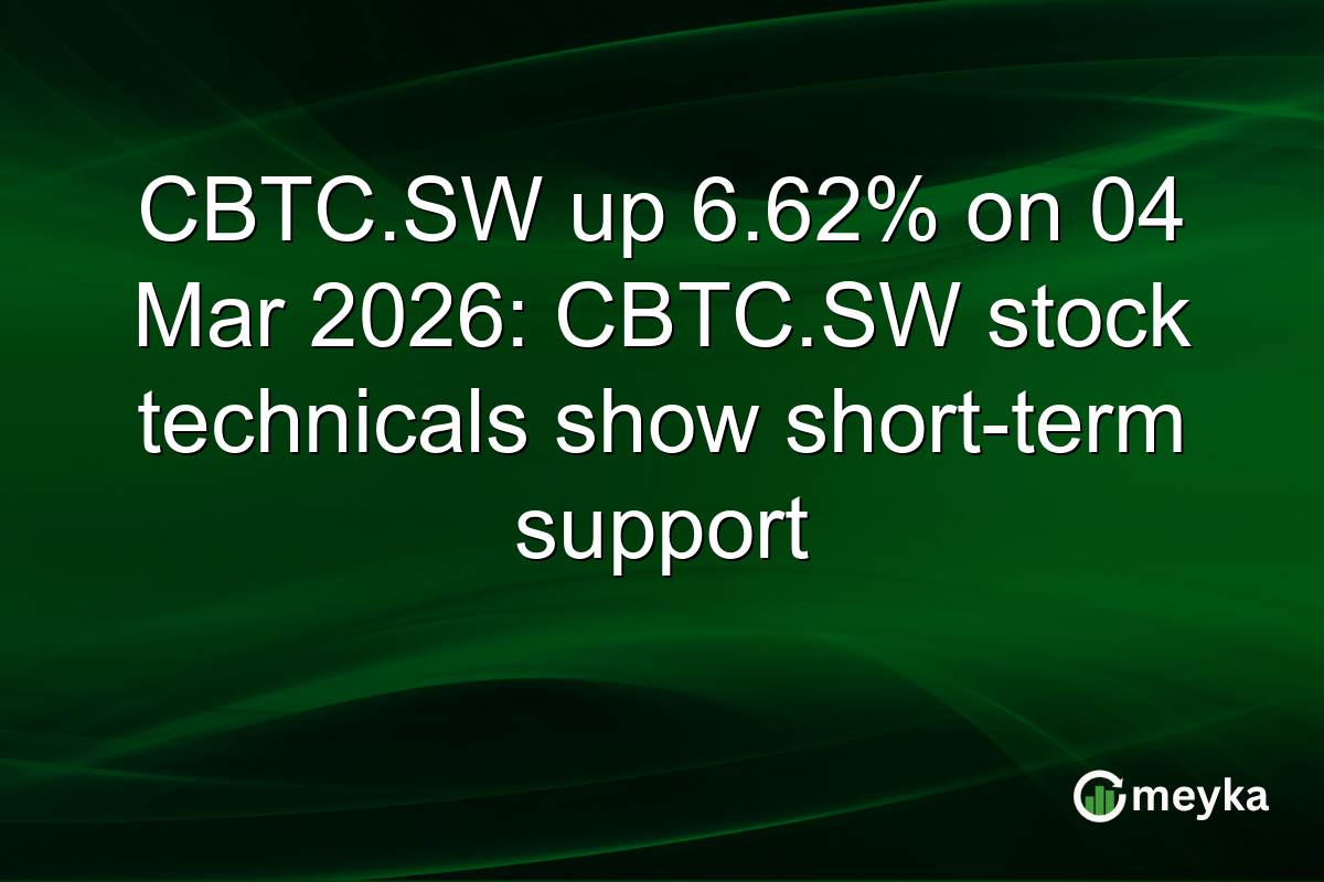 CBTC.SW up 6.62% on 04 Mar 2026: CBTC.SW stock technicals show short-term support