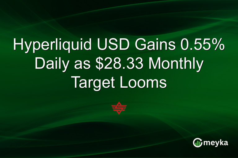 Hyperliquid USD Gains 0.55% Daily as $28.33 Monthly Target Looms