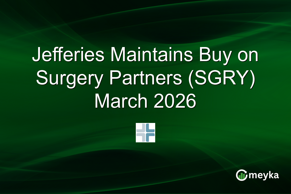 Jefferies Maintains Buy on Surgery Partners (SGRY) March 2026