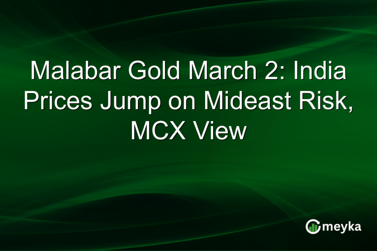 Malabar Gold March 2: India Prices Jump on Mideast Risk, MCX View