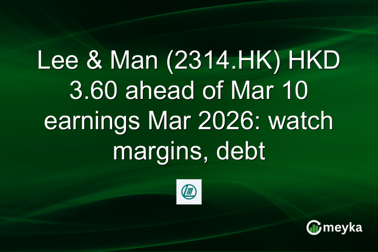 Lee & Man (2314.HK) HKD 3.60 ahead of Mar 10 earnings Mar 2026: watch margins, debt
