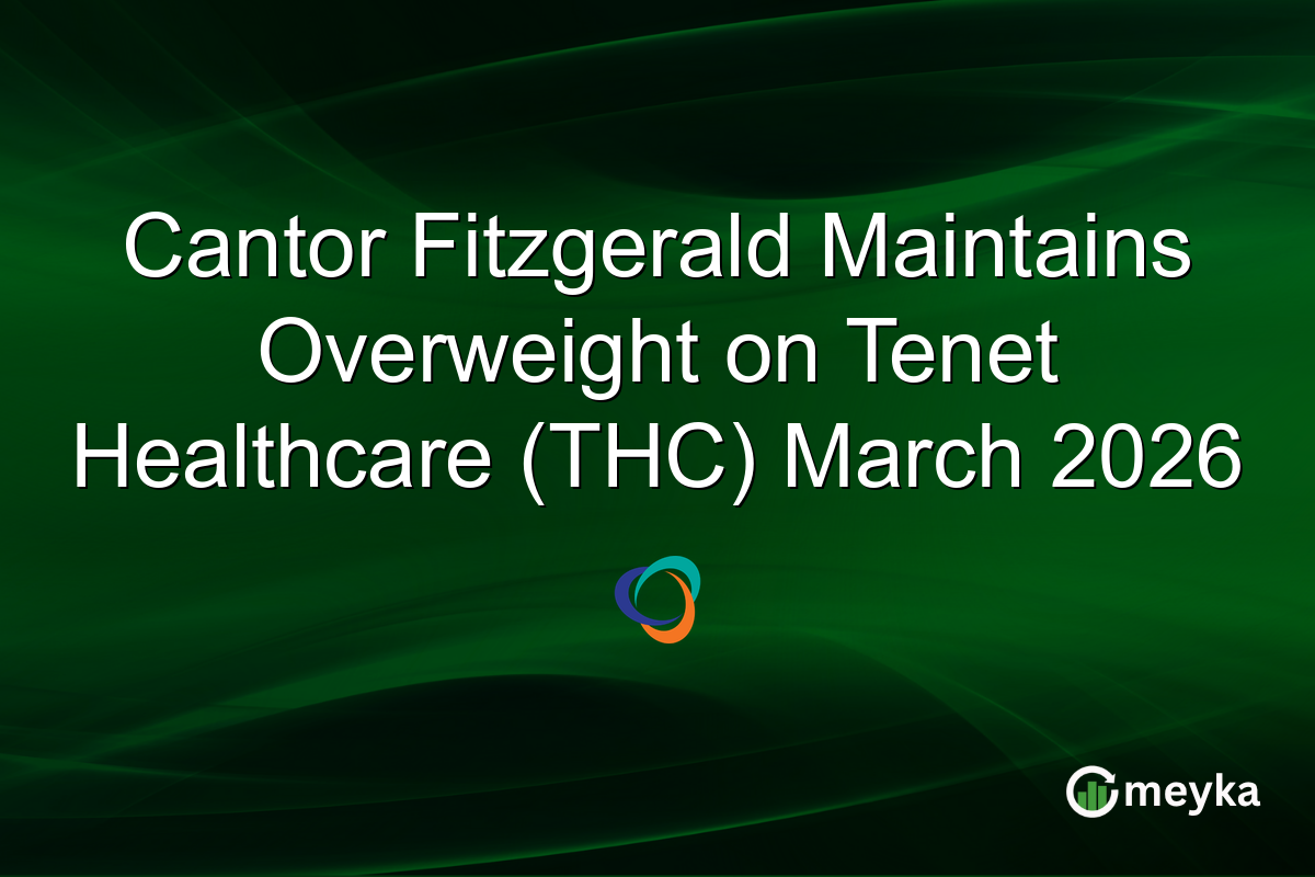 Cantor Fitzgerald Maintains Overweight on Tenet Healthcare (THC) March 2026