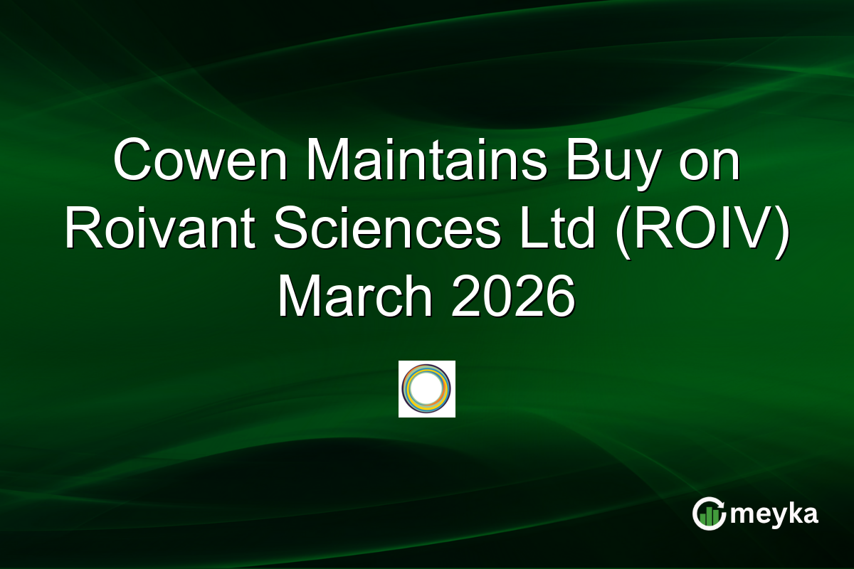 Cowen Maintains Buy on Roivant Sciences Ltd (ROIV) March 2026